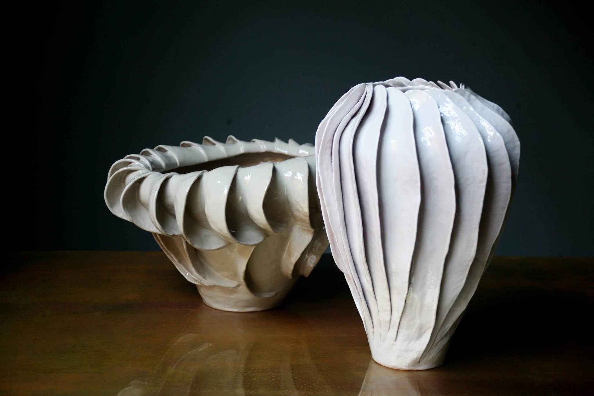 Paper Clay Sculpture by Claudia Frignani